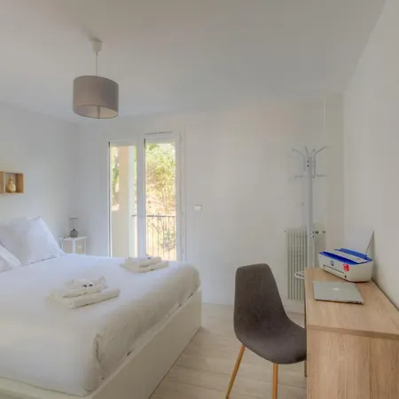 Azur Et Vanille Private Sea View Lägenhet